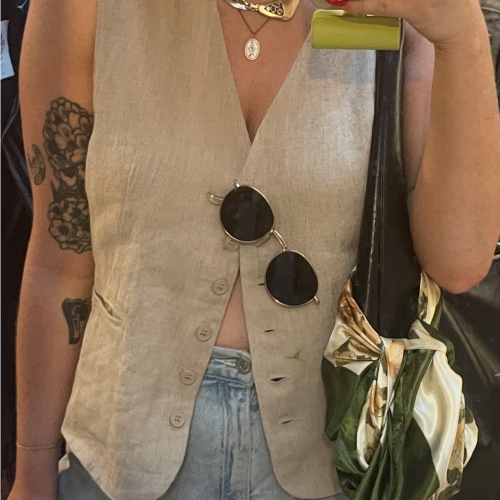 Linen BLANK NYC Vest